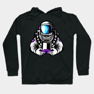 Astronaut Gamer Space Gaming Gift Hoodie